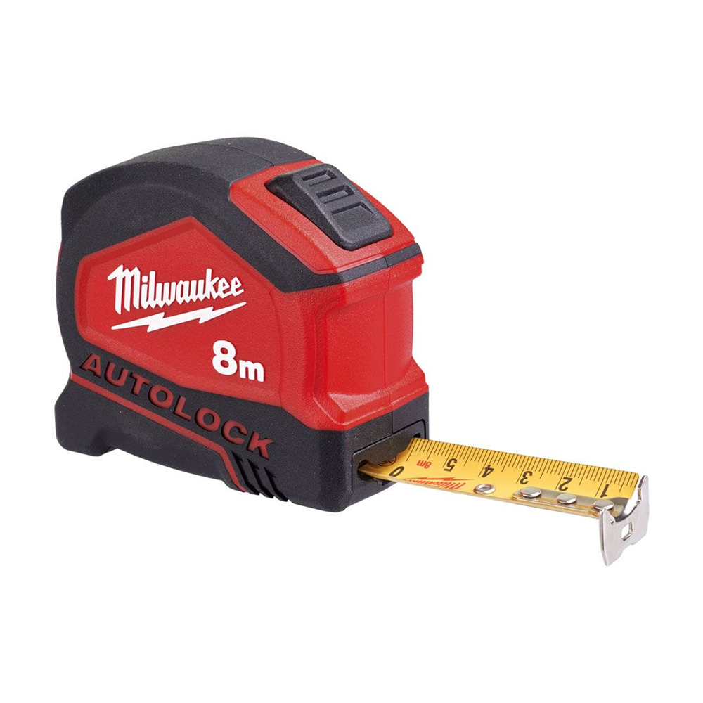 MILWAUKEE MÅLEBÅND AUTOLOCK 8M/25MM